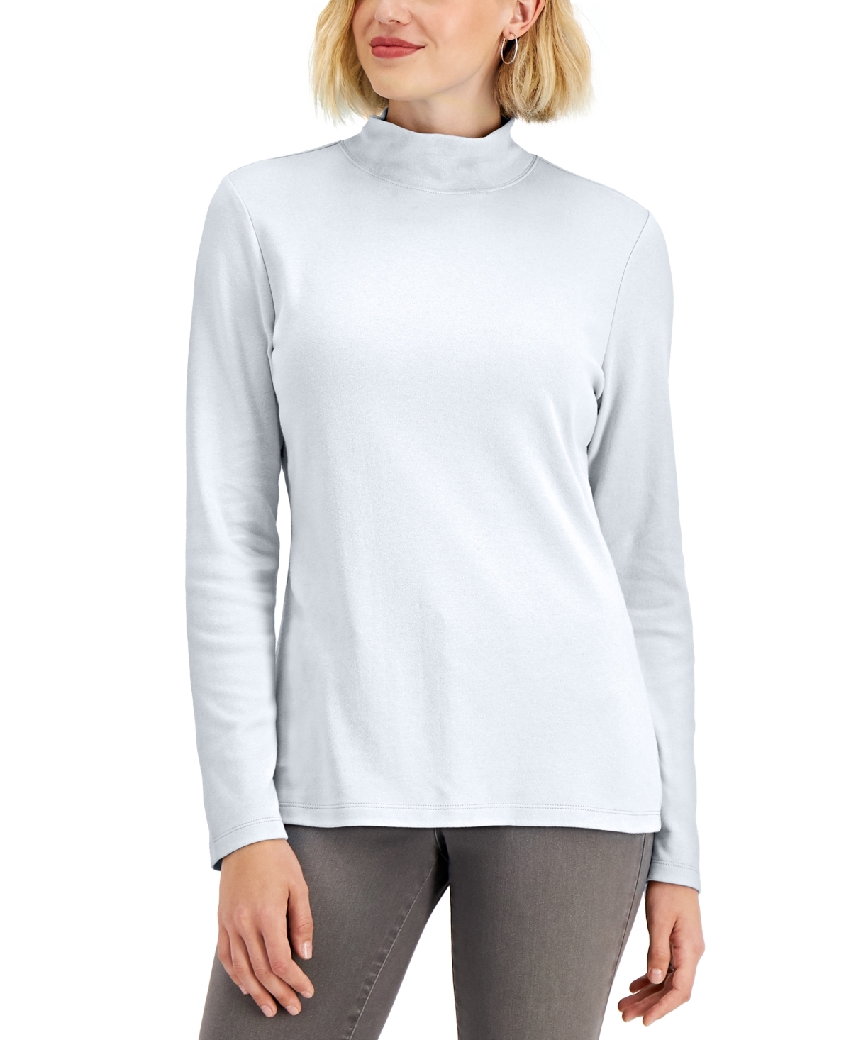 Karen scott mock sales turtleneck