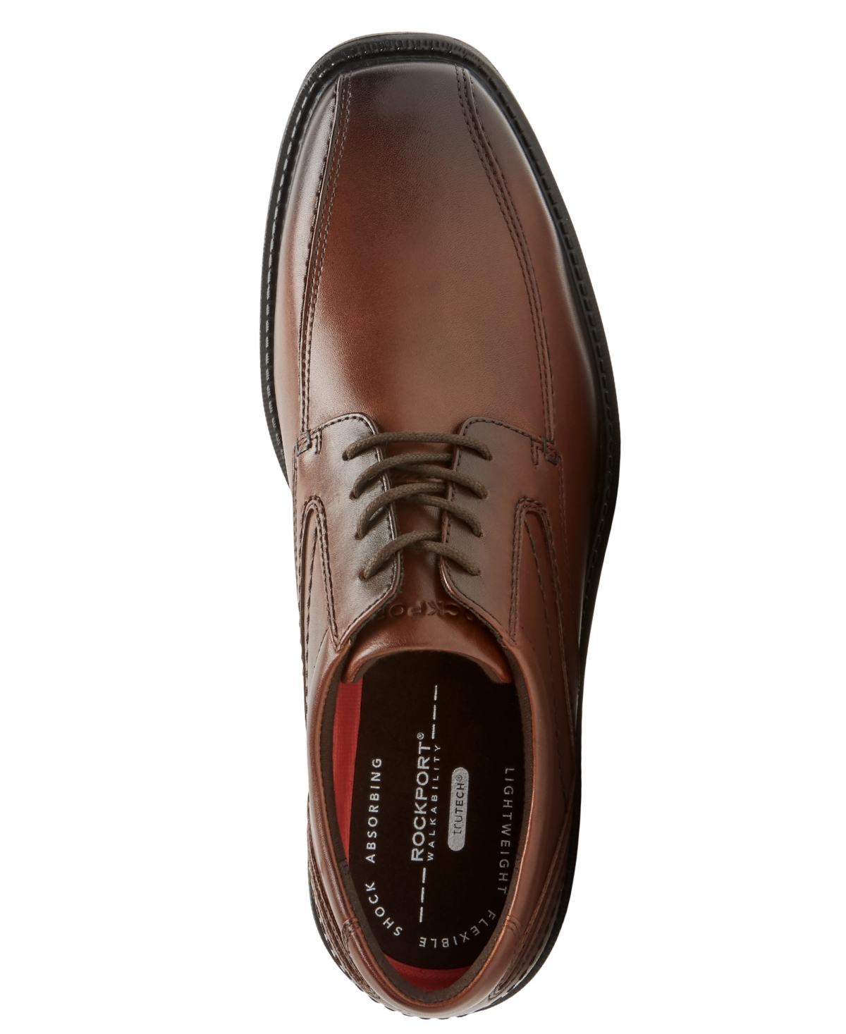 Rockport Men s Style Leader 2 Bike Toe Oxford Shoes New Brown Gradient Smart Closet