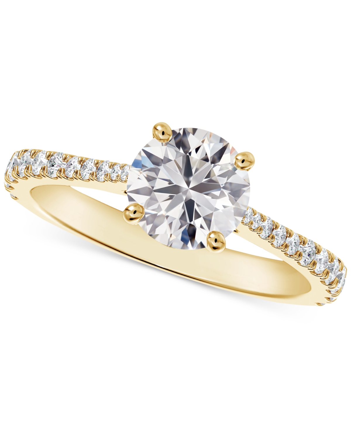 De Beers Forevermark Portfolio by De Beers Forevermark Diamond Engagement Ring (7/8 ct. t.w.) in 14k Whte or Yellow Gold