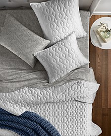 Geometric Embroidered Quilts, Created for Macy's