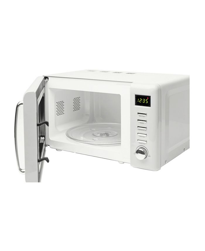 Haden Heritage 700W 0.7 Cubic Foot Microwave with Settings and Timer