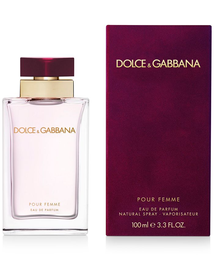 Dolce&Gabbana Pour Femme Eau de Parfum Spray, 3.3-oz. - Macy's