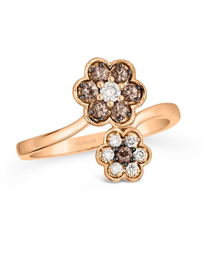 Le Vian Chocolate Diamond Vanilla Diamonds Ring 3 8 ct. t.w