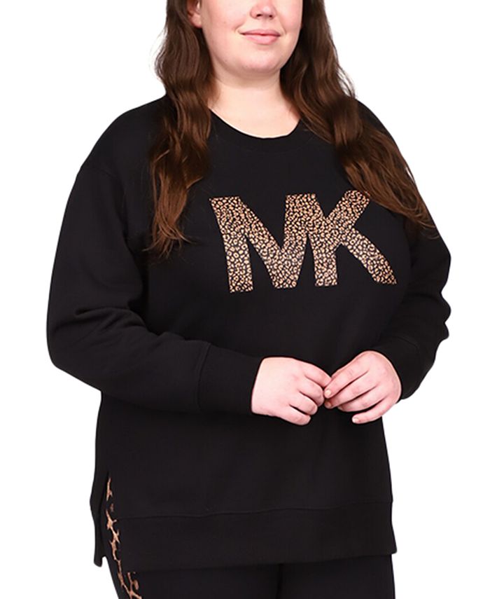 Michael Kors Plus Size Logo Sweatshirt & Reviews - Tops - Plus Sizes -  Macy's