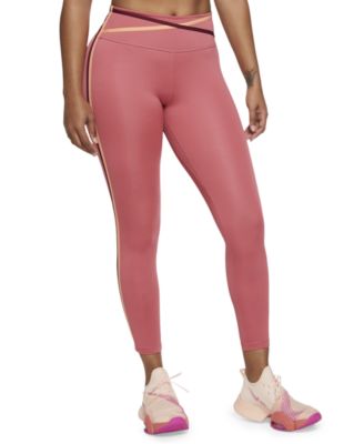 pink and grey nike leggings