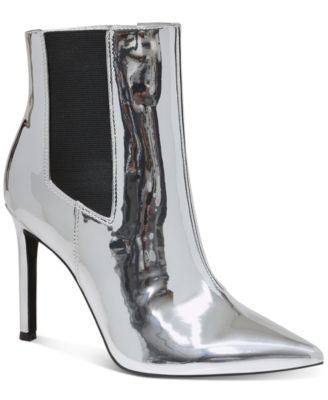 silver booties near me