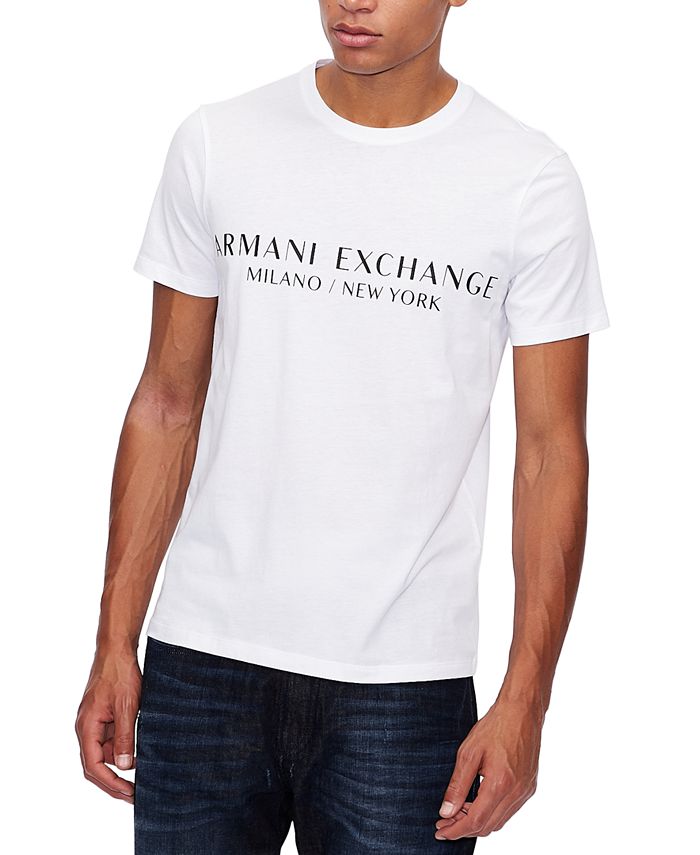 Ambtenaren boot hop A|X Armani Exchange Men's Milano New York Logo Graphic T-Shirt & Reviews -  T-Shirts - Men - Macy's
