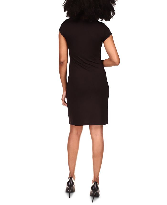 Michael Kors Chain-Shoulder Asymmetrical Dress - Macy's