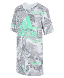 Big Boys Short Sleeve Warped Camo Allover Print T-shirt