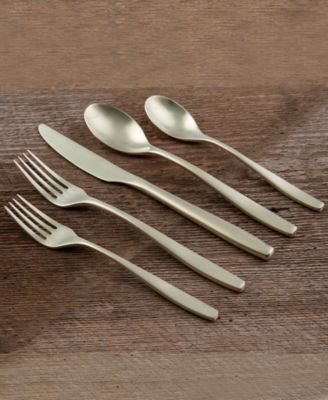 Averie Satin 20-Piece Flatware Set, Service for 4