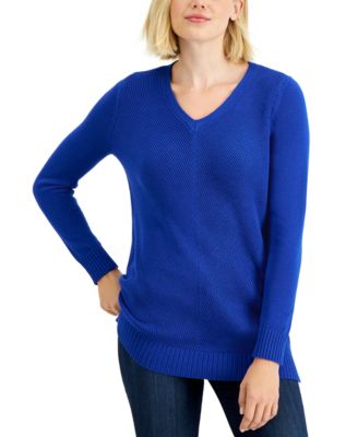 macy's v neck sweaters