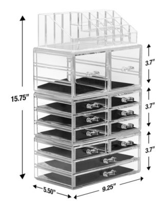 Cosmetic Makeup and Jewelry Storage Case Holder