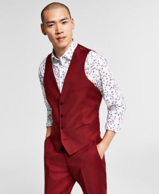 macys maroon suit