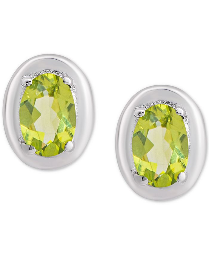 Macy's peridot earrings best sale