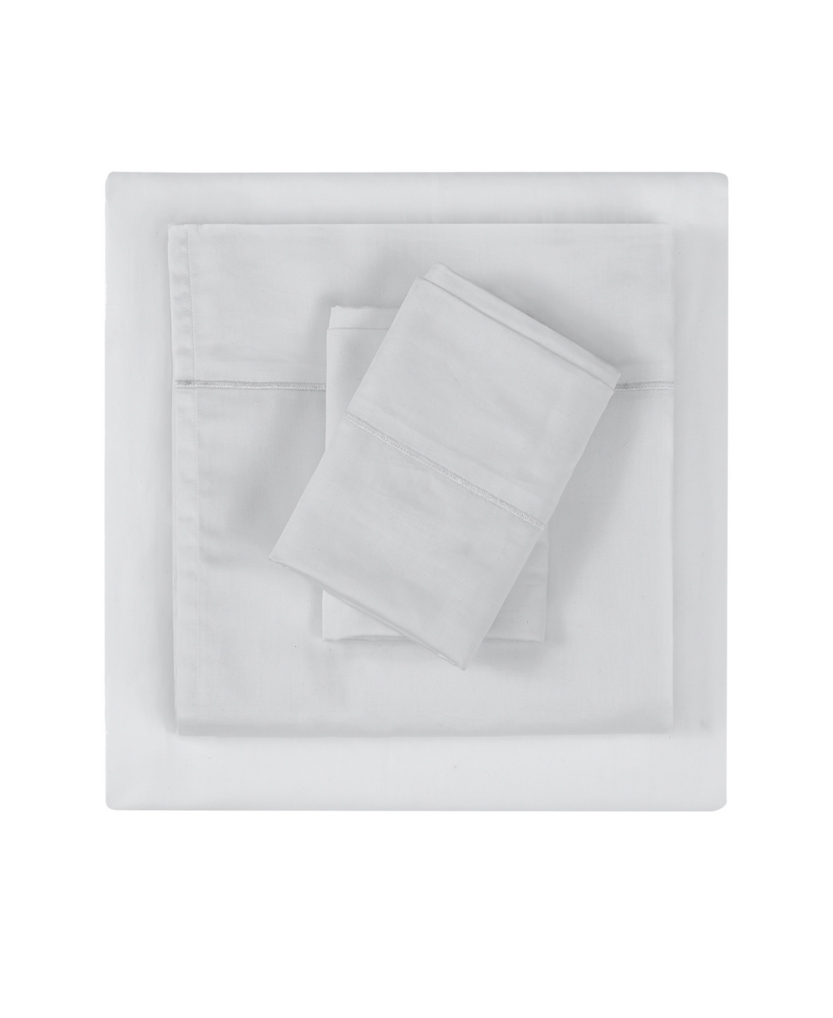 Christian Siriano New York 300 Thread Count Cotton Sateen 3-pc. Sheet Set, California King In Gray