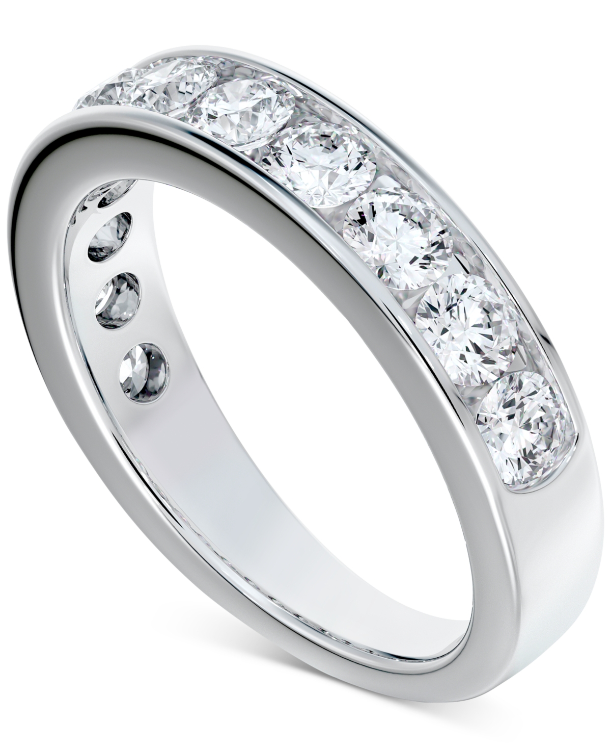 Portfolio by De Beers Forevermark Diamond Channel Set Band (1/2 ct. t.w.) in 14k- White Gold