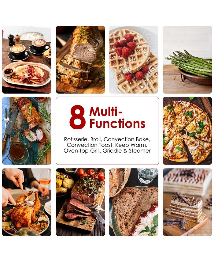 Elite Gourmet Elite Platinum 23L Convection Toaster Oven Rotisserie