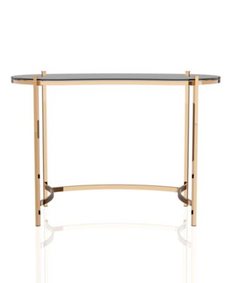 Havford Glass Top Console Table