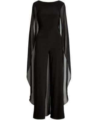 ralph lauren cape overlay jumpsuit