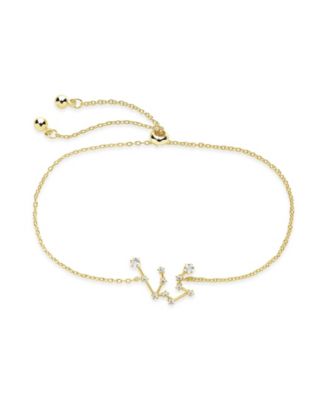 Sterling Forever Women's Aquarius Constellation Bracelet - Macy's