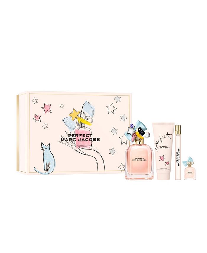 Marc Jacobs 4 Pieces for Women Mini Gift Set 0.55 Ounce