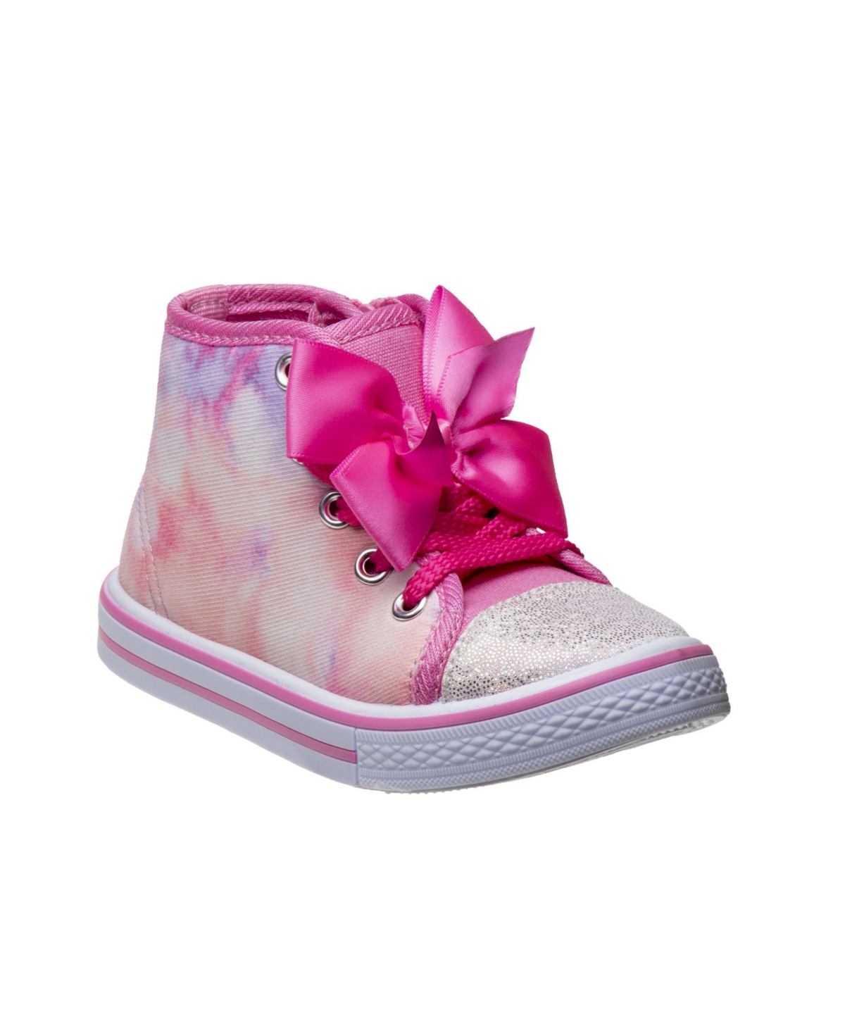 Laura Ashley Babies' Toddler Girls Signature Bow High Top Sneakers In Pink
