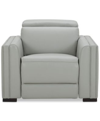 CLOSEOUT! Jenneth 41" Leather Recliner
