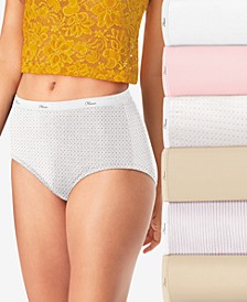 Women's 6-Pk. Assorted Cool Comfort™ Cotton Brief Underwear PP40BA