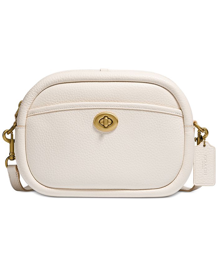 COACH Leather Crossbody Camera Bag - Macy's