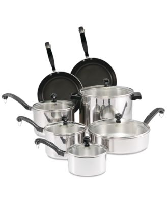 Farberware - Classic Series 12-Pc. Stainless Steel Cookware Set
