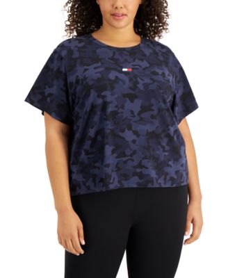 plus size tommy hilfiger crop top