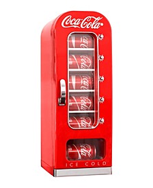 Coca-Cola Retro-Like Vending Machine Style 10 Can Mini Fridge Beverage Cooler
