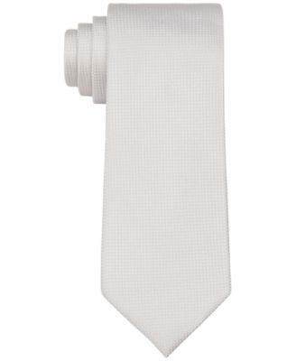 Calvin Klein - Men's Scallop Slim Textured Tie