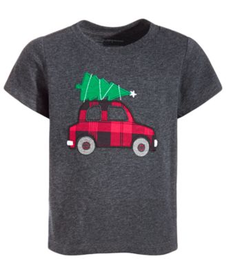 First Impressions - Baby Boys Tree on a Car T-Shirt