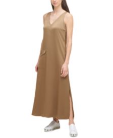 Sleeveless V-Neck Maxi Dress