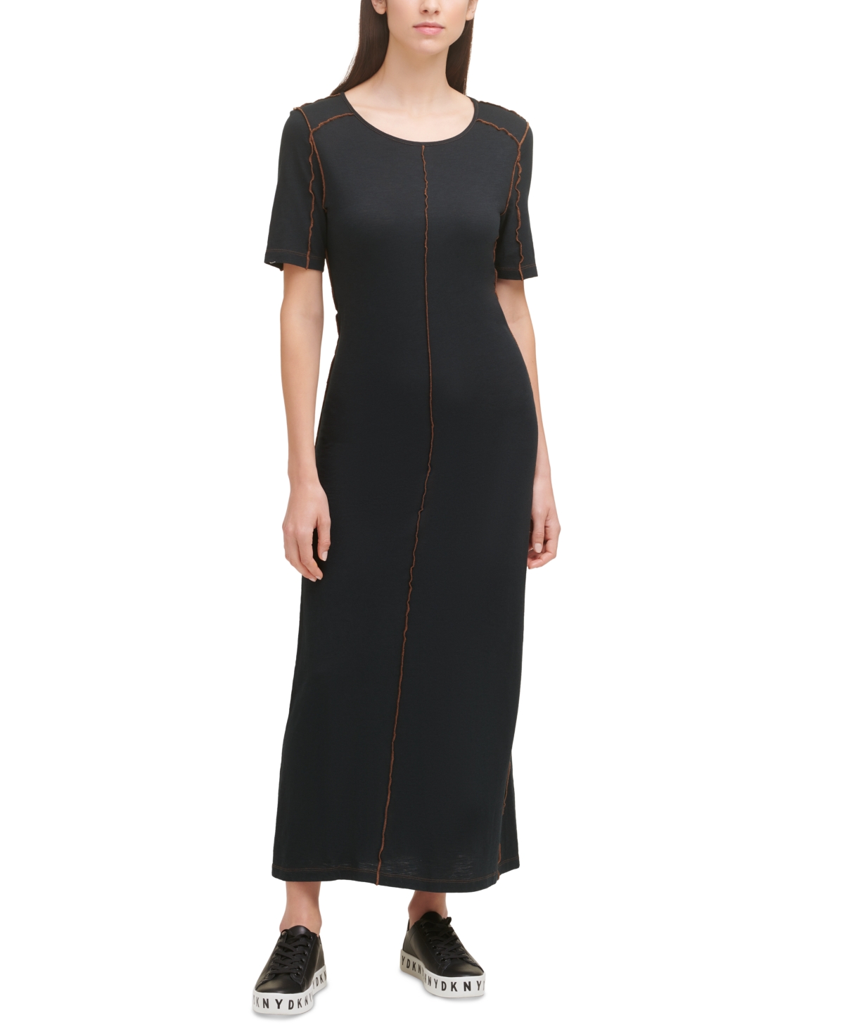 UPC 794278000199 product image for Dkny T-Shirt Maxi Dress | upcitemdb.com