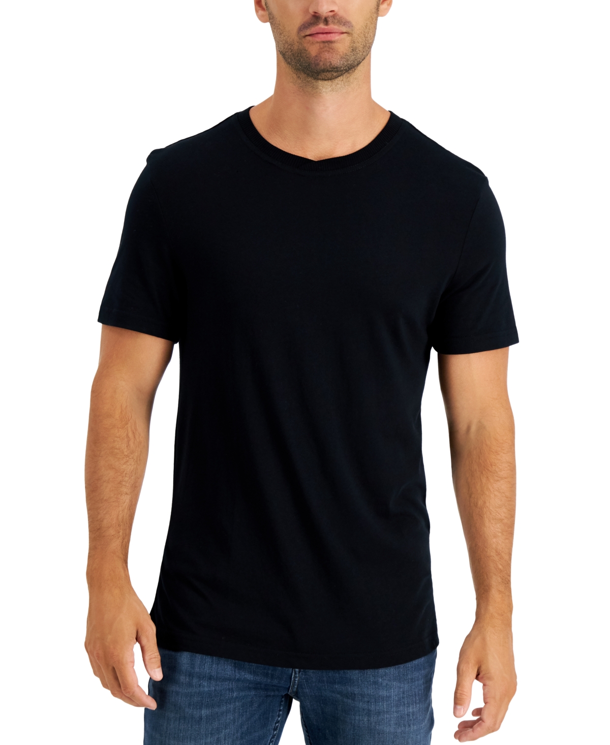 Men's Pajama T-Shirt, Created for Macy's - Black