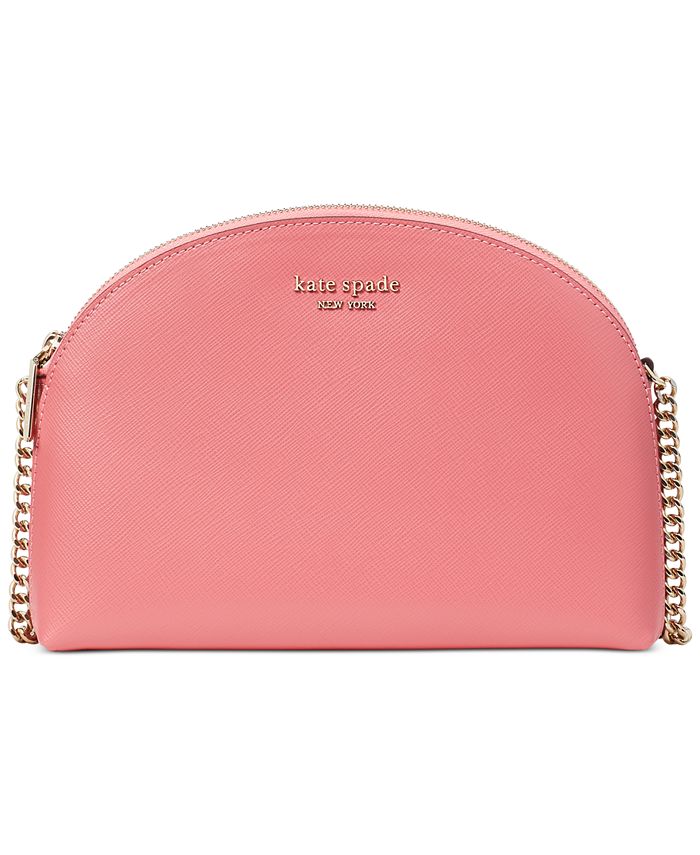 kate spade new york Spencer Double Zip Dome Leather Crossbody - Macy's
