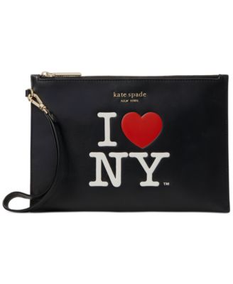 kate spade new york - I Heart NY Leather Pouch Wristlet
