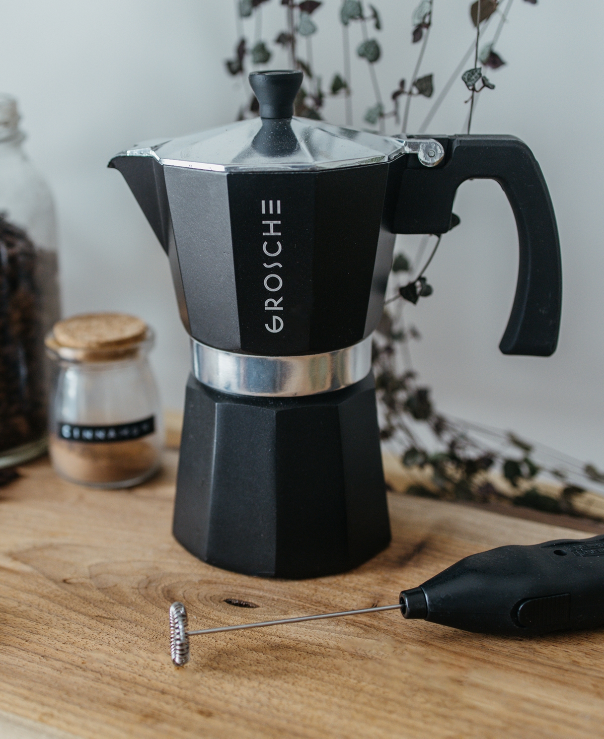 Grosche Milano Stovetop Espresso Maker Moka Pot 6 Espresso Cup Size
