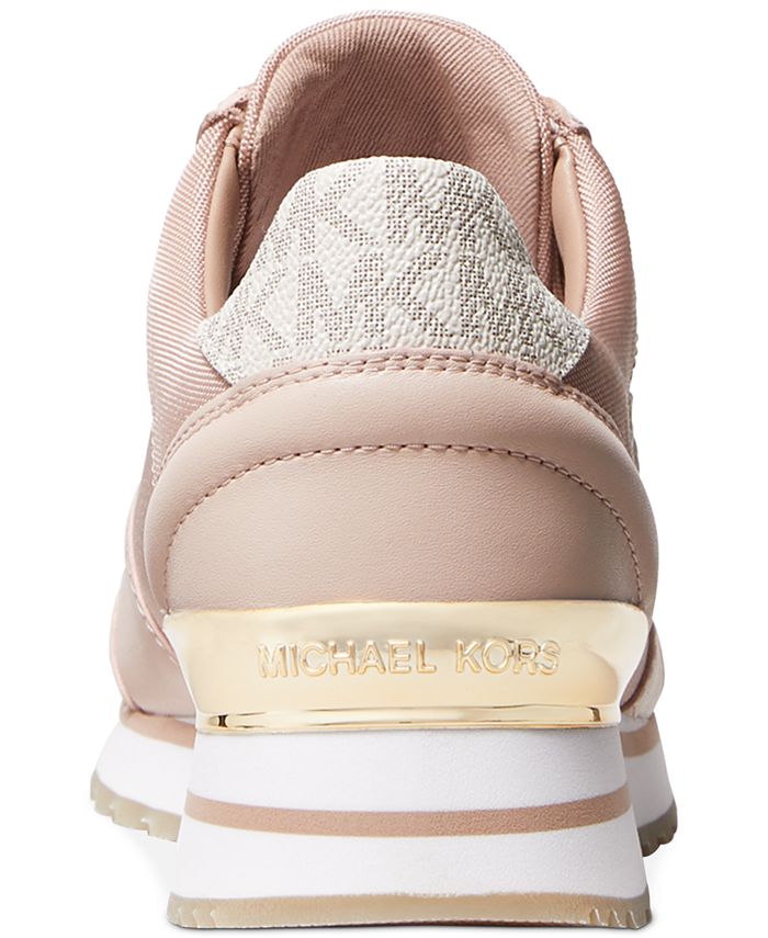 michael kors billie leather trainer