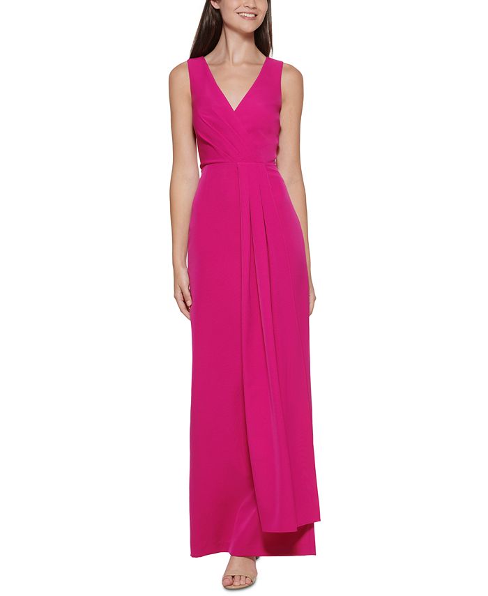 Vince Camuto V-Neck Gown - Macy's