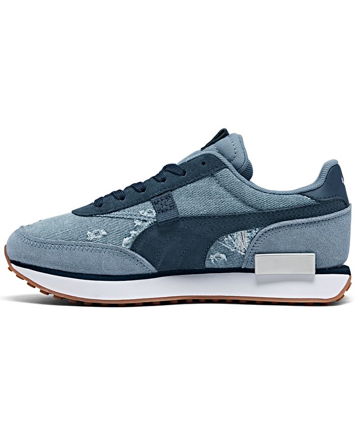 women's puma cruise rider denim casual shoes