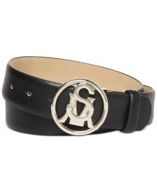 Logo-Circle-Buckle Belt