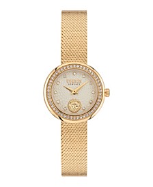 Versus by Versace Women's Lea Petite Gold-Tone Stainless Steel Bracelet Watch 28mm