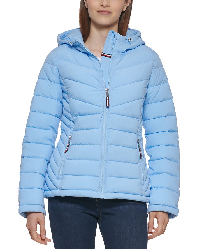 Tommy Hilfiger Stretch Packable Puffer Coat & Reviews - Coats & Jackets ...