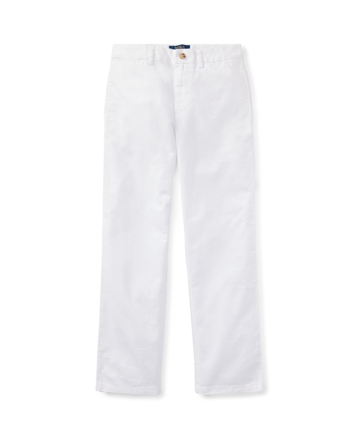 Polo Ralph Lauren Kids' Big Boys Straight Fit Stretch Twill Pant In White