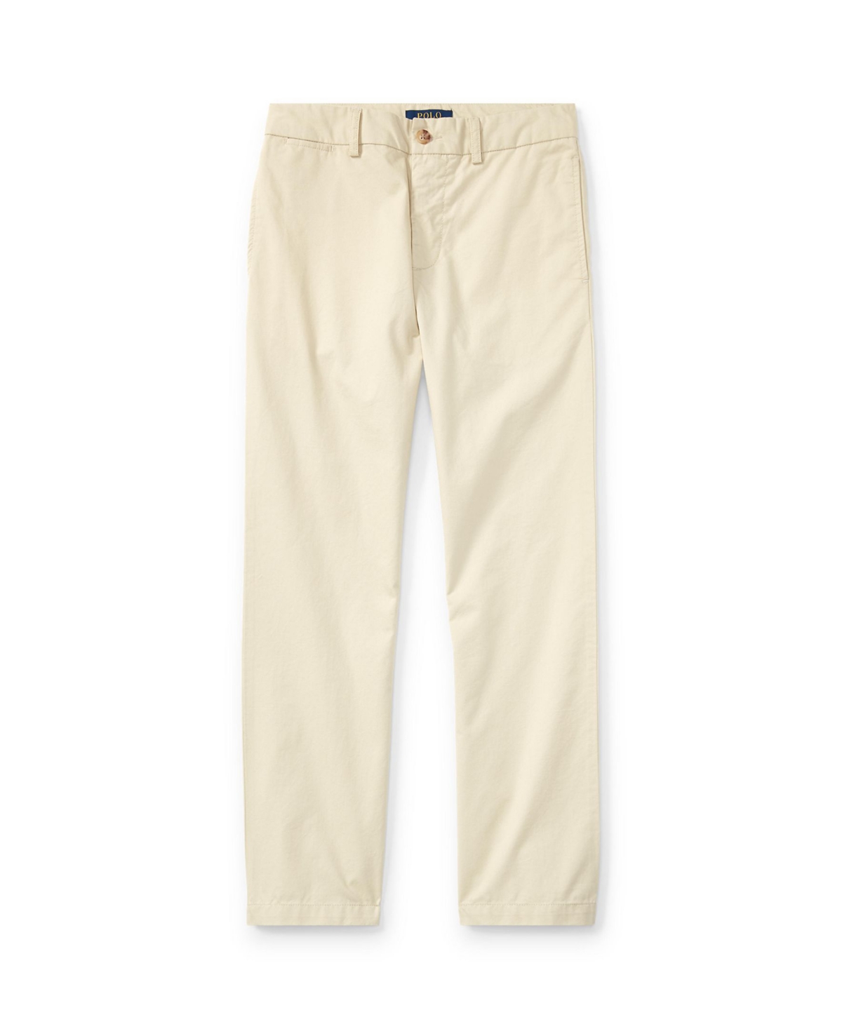 Polo Ralph Lauren Kids' Big Boys Straight Fit Stretch Twill Pant In Basic Sand