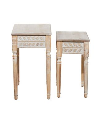 Farmhouse Accent Table, Set of 2