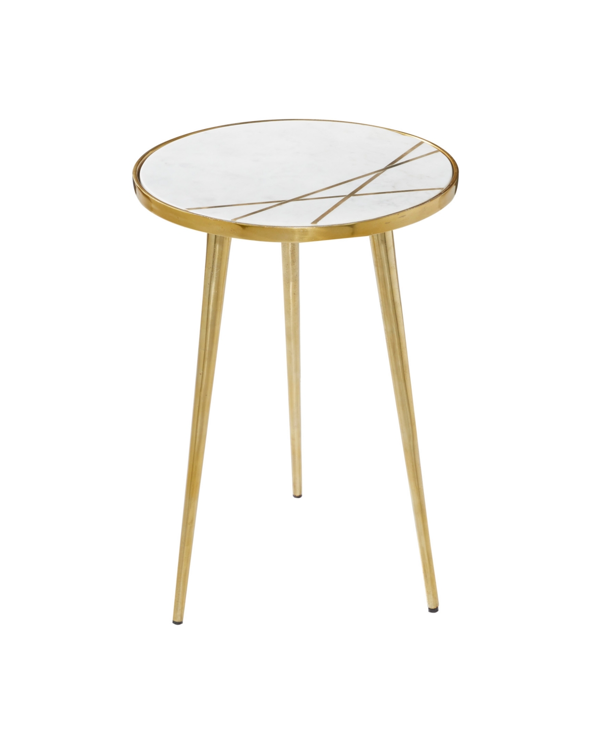 Aluminum Modern Coffee Table - Gold-Tone